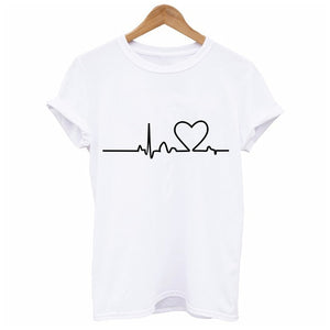 2019 New Women T-shirts Casual Harajuku Love Printed Tops Tee Summer Female T shirt  Short Sleeve T shirt For Women Clothing