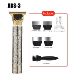 Digital Display Electric Hair Clippers Electric Hair Clippers Electric Shavers Rechargeable Retro Oil Head Clippers Hair Clipper