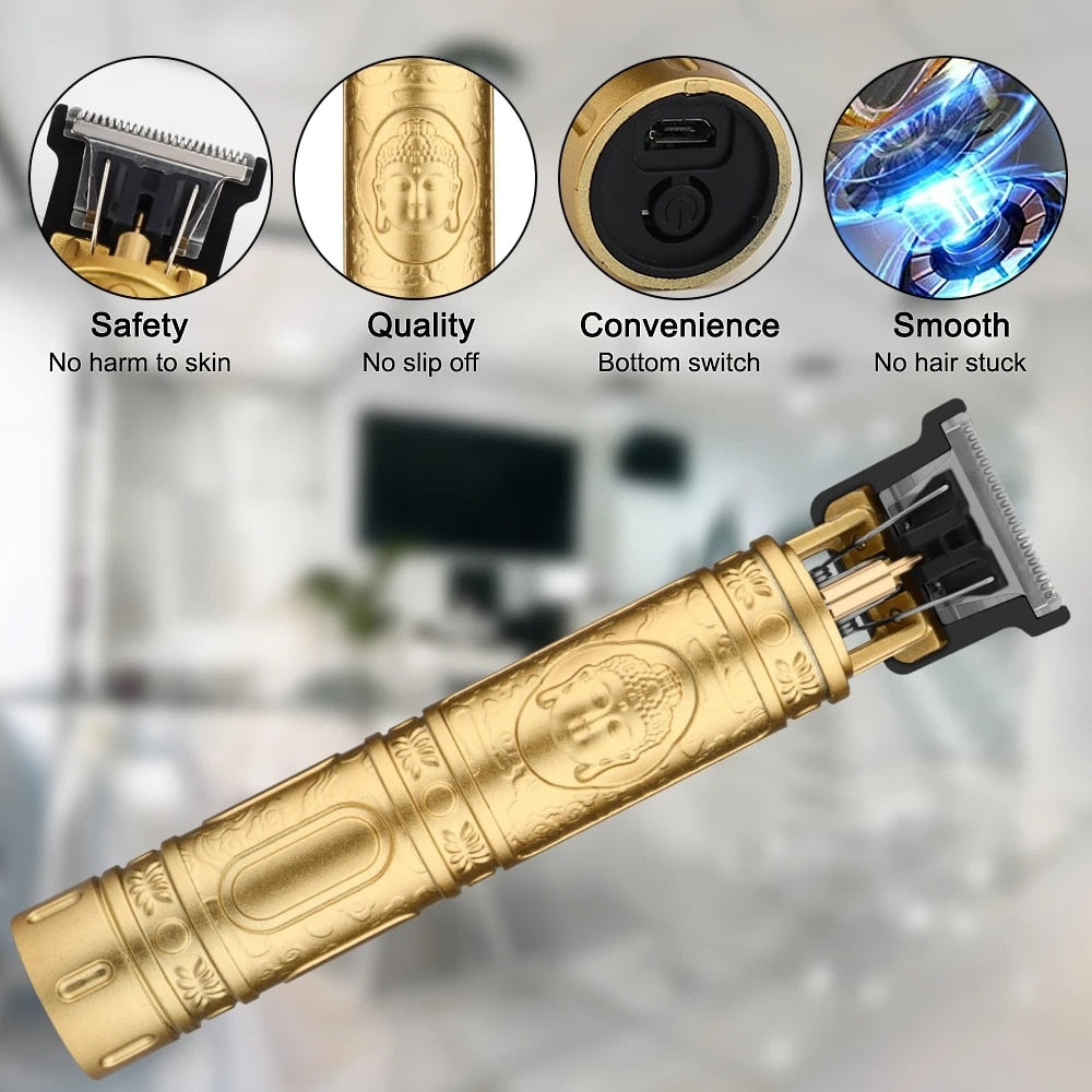 2023 Hot Sale Hair Cutting Machine Hair Clippers Rechargeable Beard Shaver Professional Electric Hair Trimmer for Men Barber