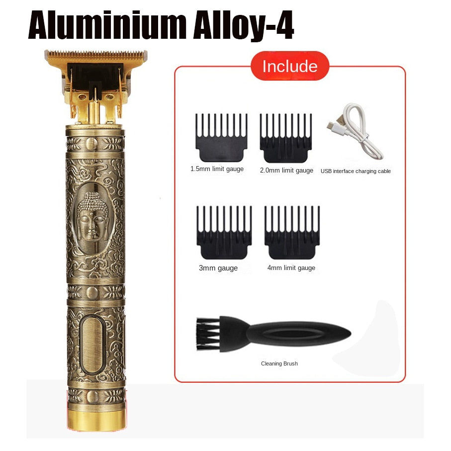 Digital Display Electric Hair Clippers Electric Hair Clippers Electric Shavers Rechargeable Retro Oil Head Clippers Hair Clipper