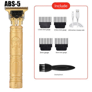 Digital Display Electric Hair Clippers Electric Hair Clippers Electric Shavers Rechargeable Retro Oil Head Clippers Hair Clipper