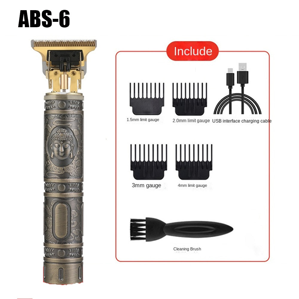 Digital Display Electric Hair Clippers Electric Hair Clippers Electric Shavers Rechargeable Retro Oil Head Clippers Hair Clipper