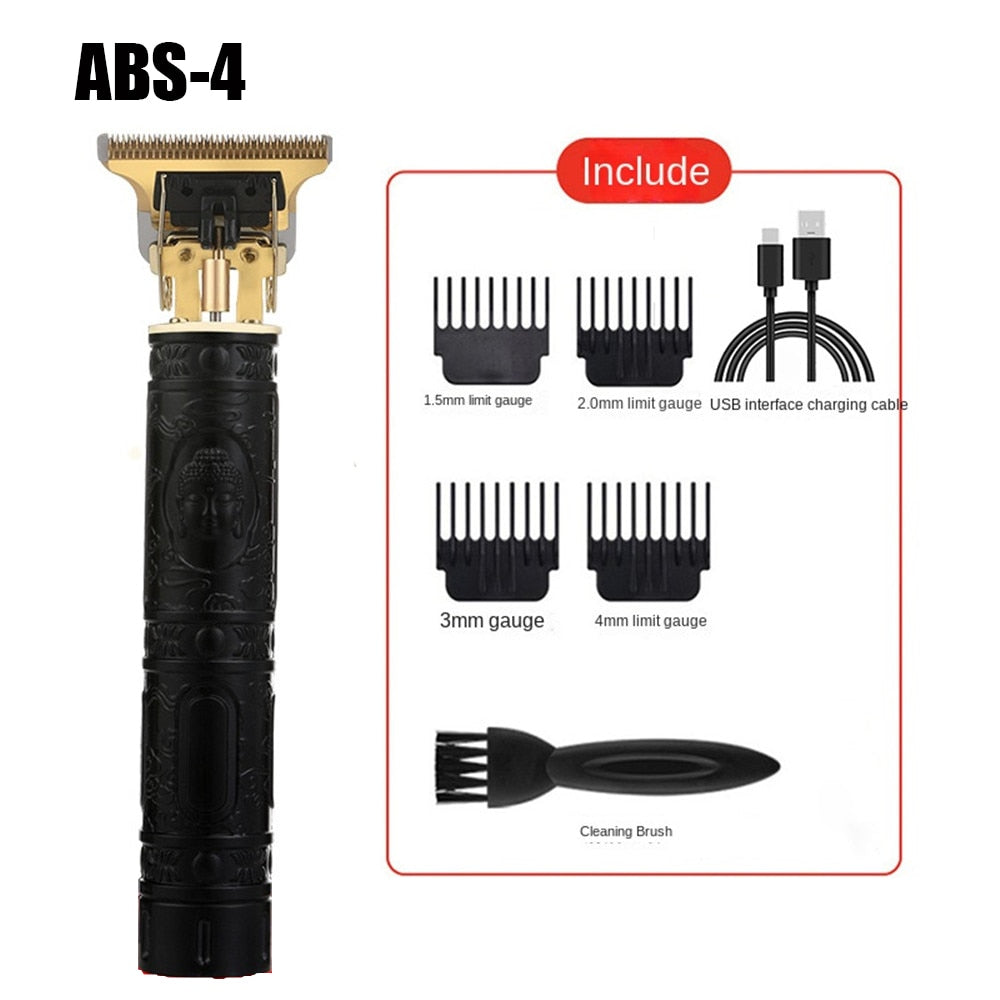 Digital Display Electric Hair Clippers Electric Hair Clippers Electric Shavers Rechargeable Retro Oil Head Clippers Hair Clipper